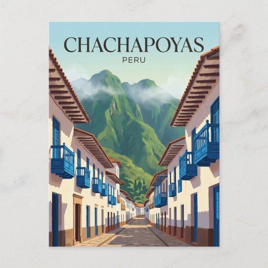 Chachapoyas Peru Postkarte (Vorderseite)