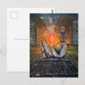 Chacmool Postkarte (Vorne/Hinten)