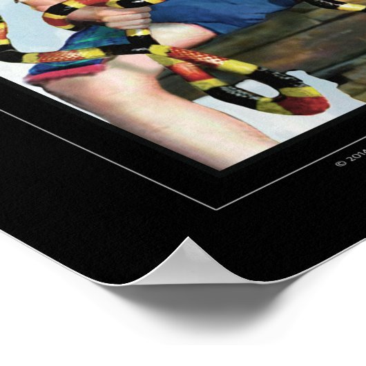 Chaco Blue Poster (Ecke)