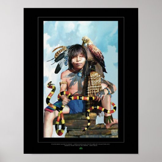 Chaco Blue Poster (Vorne)