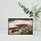 Chaco Canyon New Mexico Postkarte (Stehend Vorderseite)