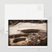 Chaco Canyon New Mexico Postkarte (Vorne/Hinten)