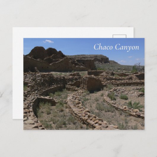 Chaco Canyon Postcard Postkarte (Vorne/Hinten)