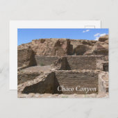 Chaco Canyon Postcard Postkarte (Vorne/Hinten)