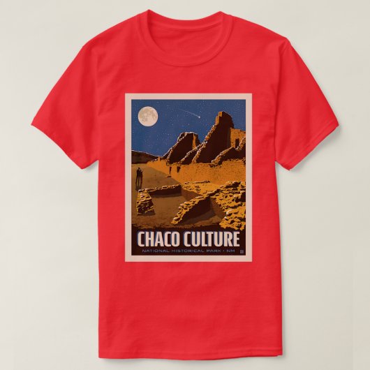 Chaco Culture National Historical Park New Mexico T-Shirt (Design vorne)
