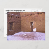 Chaco Kultur-nationaler historischer Park Postkarte (Vorne/Hinten)