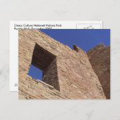 Chaco Kultur-nationaler historischer Park Postkarte (Vorne/Hinten)