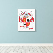 Chacon Familienwappen Leinwanddruck (Insitu (Holzboden))