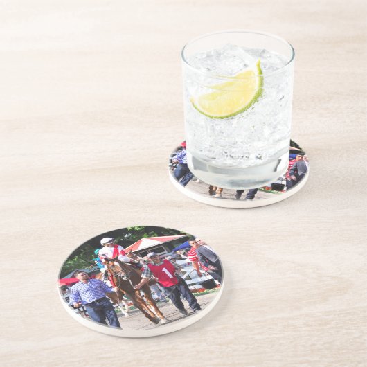 Chad Brown in Saratoga Sandstein Untersetzer (Seite)