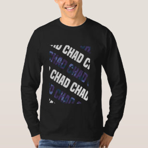 Chad Camouflage Muster Lila Camouflage T-Shirt