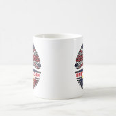 Chad Chadian British UK Tree Roots Flag Kaffeetasse (Mittel)