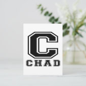 Chad Designs Postkarte (Stehend Vorderseite)