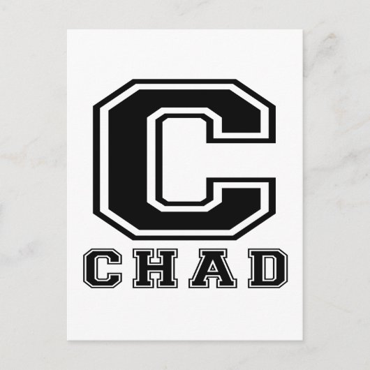 Chad Designs Postkarte (Vorderseite)