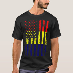 Chad Flag America US Es liegt in meiner DNA für Ts T-Shirt