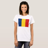Chad Flag and Map T - Shirt (Vorne ganz)