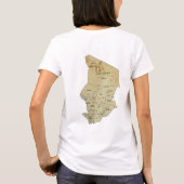 Chad Flag and Map T - Shirt (Rückseite)