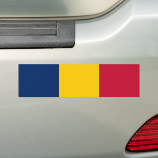 Chad Flag Autoaufkleber (Auf Auto)