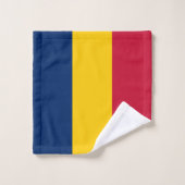 Chad Flag Badhandtuch Set (Waschlappen)