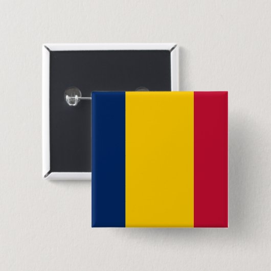 Chad Flag Button (Vorne & Hinten)
