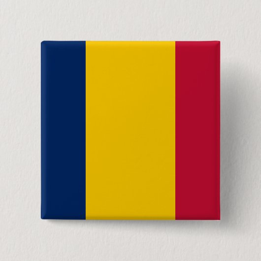Chad Flag Button (Vorderseite)
