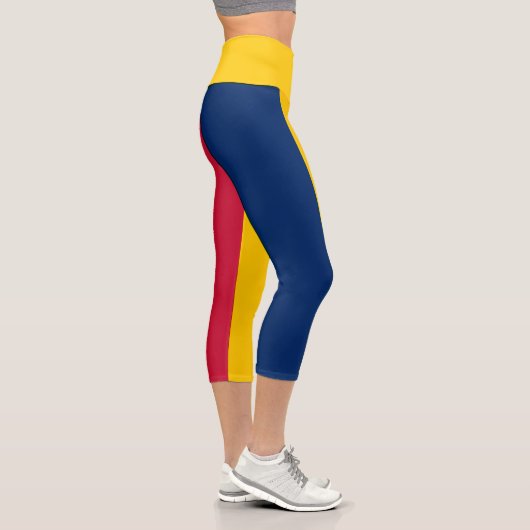 Chad Flag Capri Leggings (Rechts)