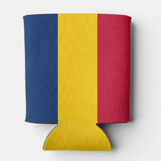 Chad Flag Dosenkühler (Rückseite)