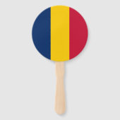 Chad Flag Fächer (Rückseite)