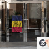 Chad Flag Fensteraufkleber (Büro Tür)