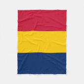 Chad Flag Fleecedecke (Vorderseite)