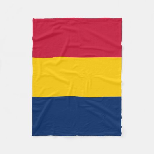 Chad Flag Fleecedecke (Vorderseite)