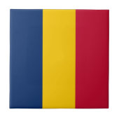 Chad Flag Fliese (Vorderseite)
