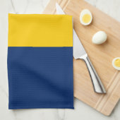 Chad Flag Geschirrtuch (Viertel Falte)