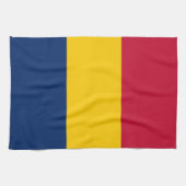 Chad Flag Geschirrtuch (Horizontal)