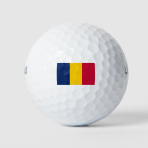 Chad Flag Golfball