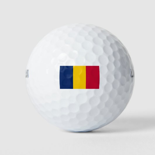 Chad Flag Golfball (Vorderseite)