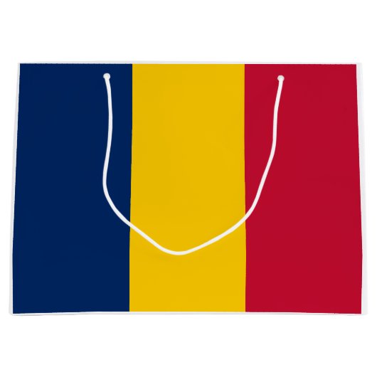 Chad Flag Große Geschenktüte (Vorderseite)