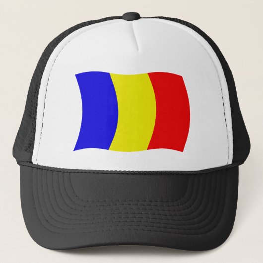Chad Flag Hat Truckerkappe (Vorderseite)