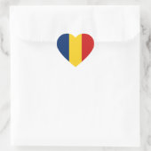 Chad Flag Heftsticker Herz-Aufkleber (Tasche)
