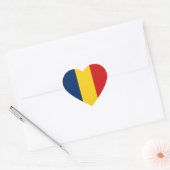 Chad Flag Heftsticker Herz-Aufkleber (Umschlag)
