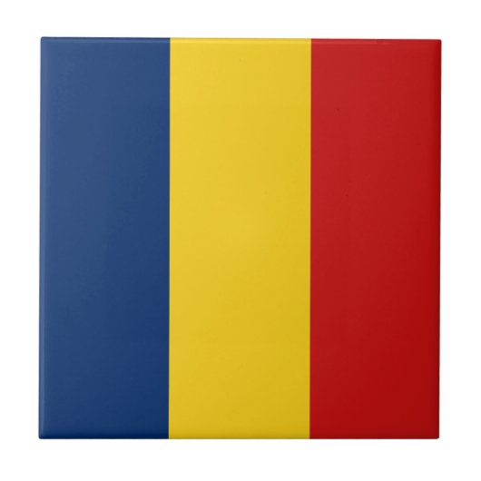Chad Flag Keramik Tile Fliese (Vorderseite)