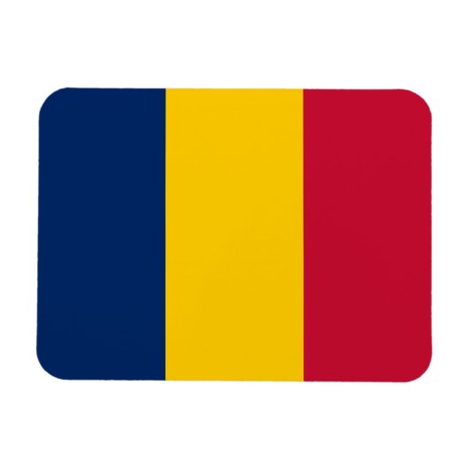 Chad Flag Magnet (Horizontal)