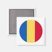 Chad Flag Magnet (Vorderseite/Rückseite)