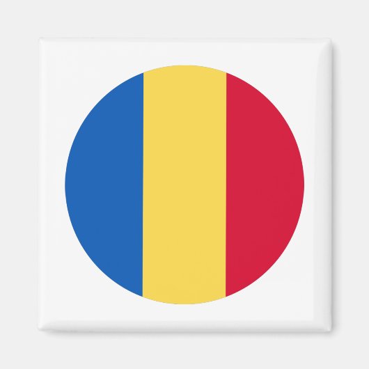 Chad Flag Magnet (Vorne)