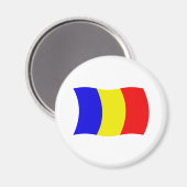 Chad Flag Magnet (Vorderseite/Rückseite)