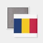 Chad Flag Magnet (Vorderseite/Rückseite)