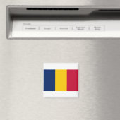 Chad Flag Magnet (In Situ (Geschirrspüler))