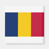 Chad Flag Magnet (Vorne)