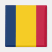 Chad Flag Magnet (Vorne)