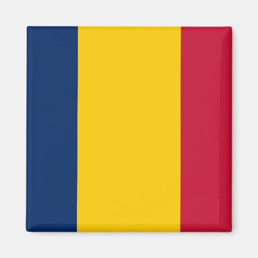 Chad Flag Magnet (Vorne)