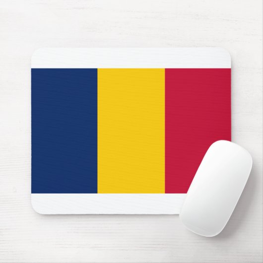 Chad Flag Mousepad (Mit Mouse)